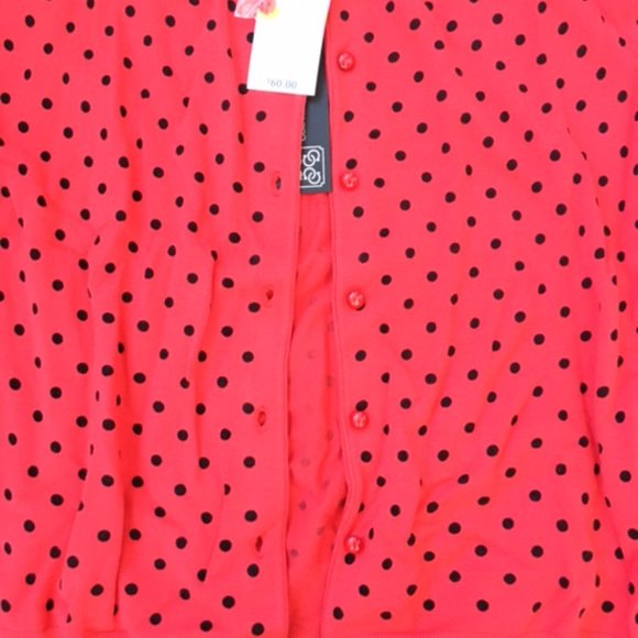 Red Polka Dot Sweater - Picture 4 of 4